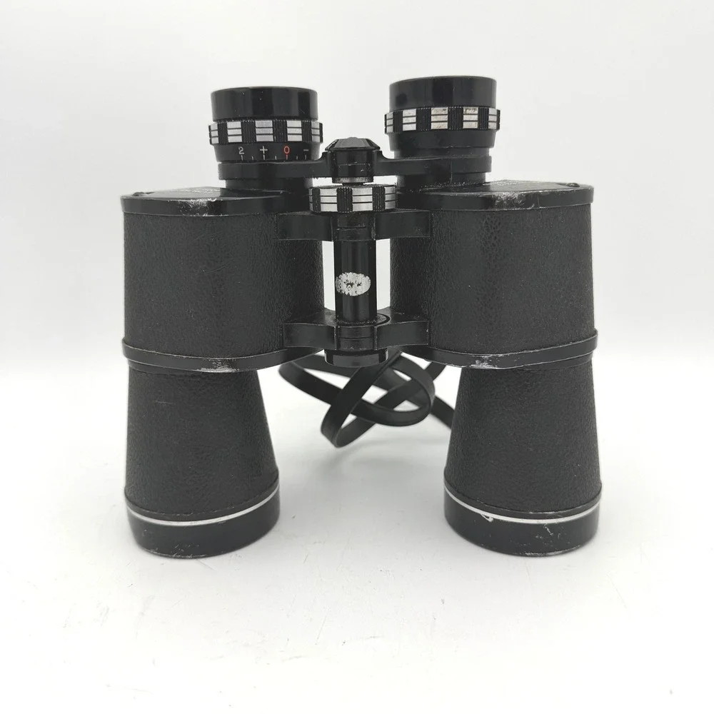 Vintage‎ Binoculars 10x50mm Extra Wide Angle Japan Optics Case Hunting Birding